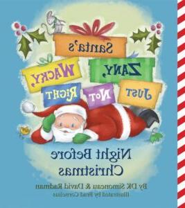 圣诞老人的滑稽，古怪，只是不正确的圣诞前夜书籍封面